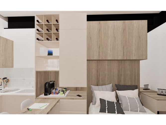 Apartaestudio en venta en Chico, Bogotá, 16 m² · foto 7 de 9