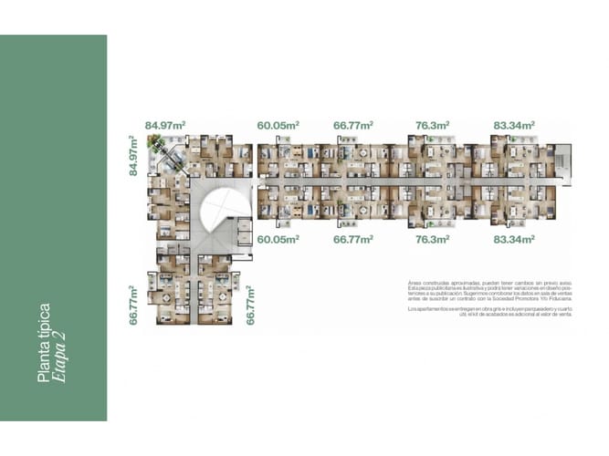Apartamento de 2 alcobas en venta en Los Colegios, Rionegro, 68 m² · foto 2 de 12