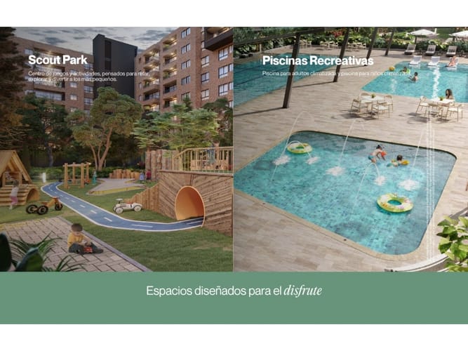 Apartamento de 2 alcobas en venta en Los Colegios, Rionegro, 68 m² · foto 10 de 12