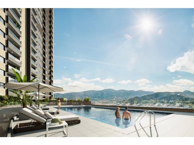 Apartamento de 2 alcobas en venta en Las Palmas, Medellín, 64 m² · foto 5 de 6