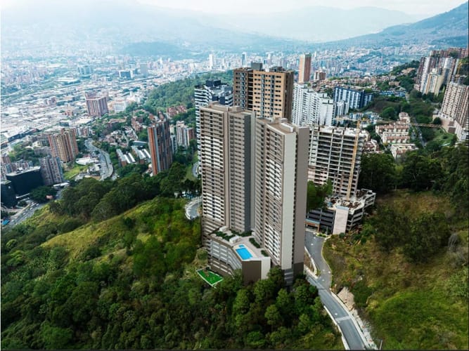 Apartamento de 2 alcobas en venta en Las Palmas, Medellín, 64 m² · foto 6 de 6
