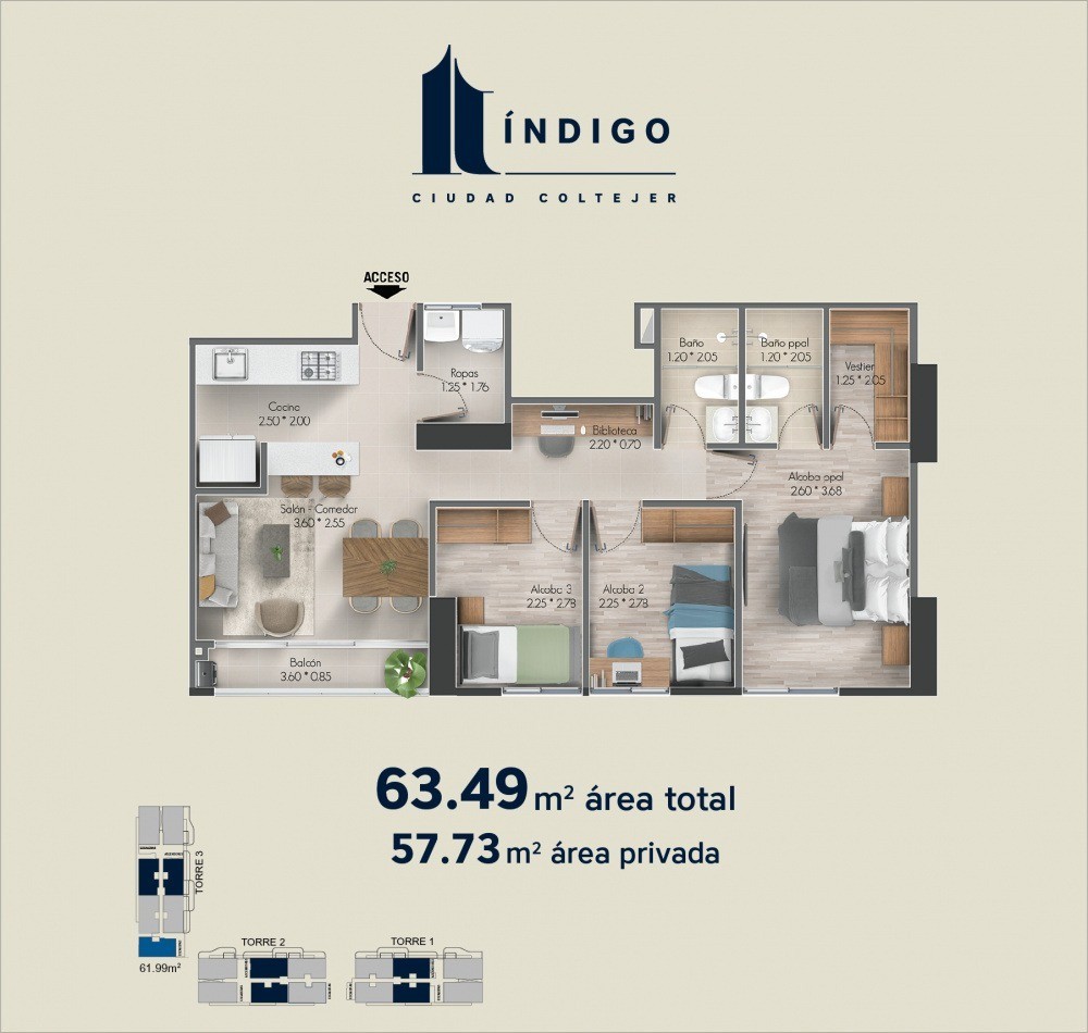 Apartamento en venta en Zona Industrial No. 1, Itagüí · foto 12 de 12