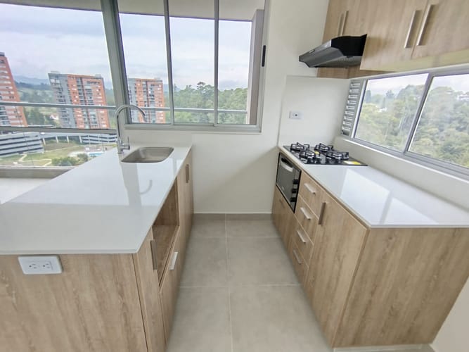 Apartamento de 3 alcobas en arriendo en Los Colegios, Rionegro, 72 m² · foto 4 de 16
