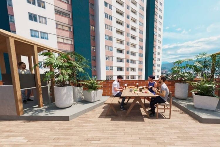 Apartamento de 2 alcobas en venta en La Tablacita, La Estrella, 52 m² · foto 17 de 23