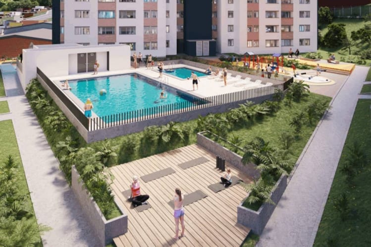 Apartamento de 2 alcobas en venta en La Tablacita, La Estrella, 52 m² · foto 18 de 23