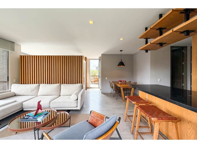 Apartamento de 1 alcoba en venta en Bosque Izquierdo, Bogotá, 56 m² · foto 4 de 21