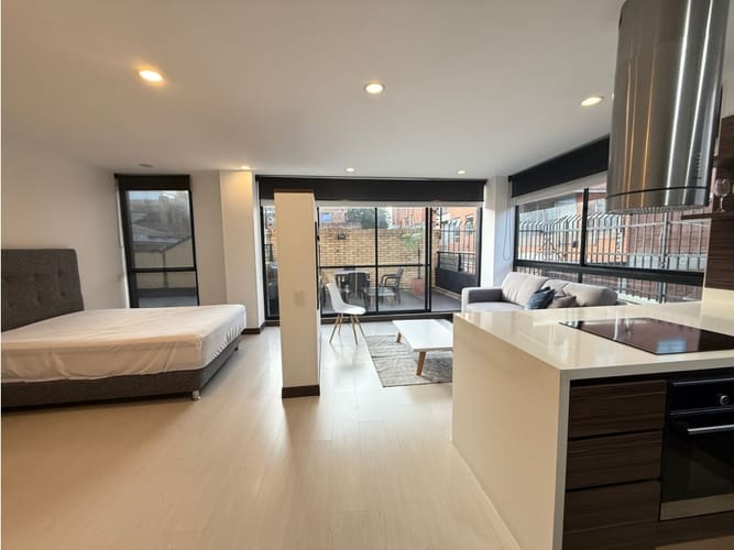 Apartaestudio en arriendo en Calleja Baja, Bogotá, 70 m² · foto 3 de 8