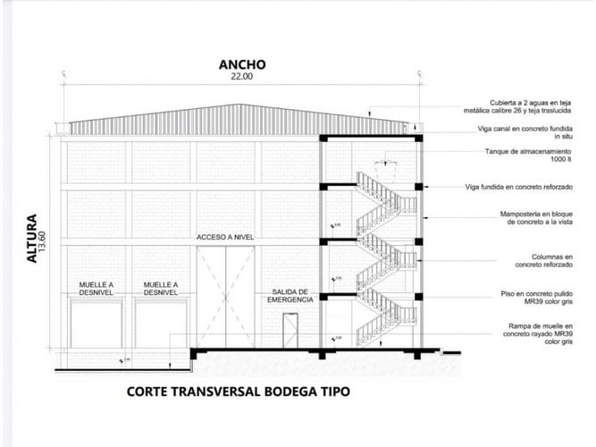 Bodega en arriendo en Siberia, Cota, 2500 m² · foto 5 de 5