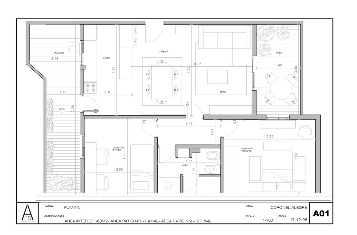 Alquiler Apartamento Planta Baja 2 Dormitorios 2 Patios Propios En Pocitos · Foto 12