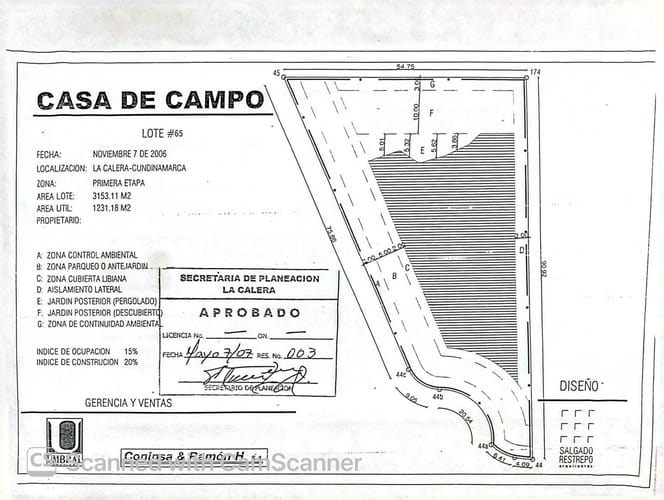 Lote en venta en Conjunto Casa De Campo, La Calera, 3153 m² · foto 3 de 11