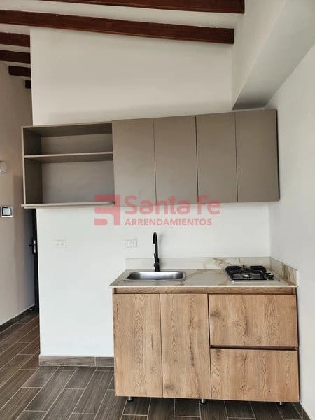 Apartamento de 1 alcoba en arriendo en Calasanz, Medellín, 22 m² · foto 4 de 8