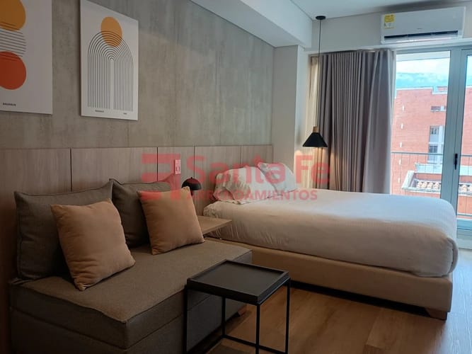 Apartamento en arriendo en Conquistadores, Medellín, 30 m² · foto 4 de 10