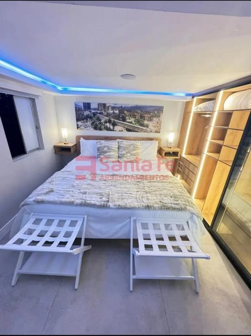 Apartamento de 1 alcoba en arriendo en Pajarito, Medellín, 45 m² · foto 8 de 10