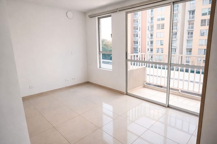 Apartamento de 2 alcobas en venta en Brisas De Los Alamos, Cali, 57 m² · foto 3 de 11
