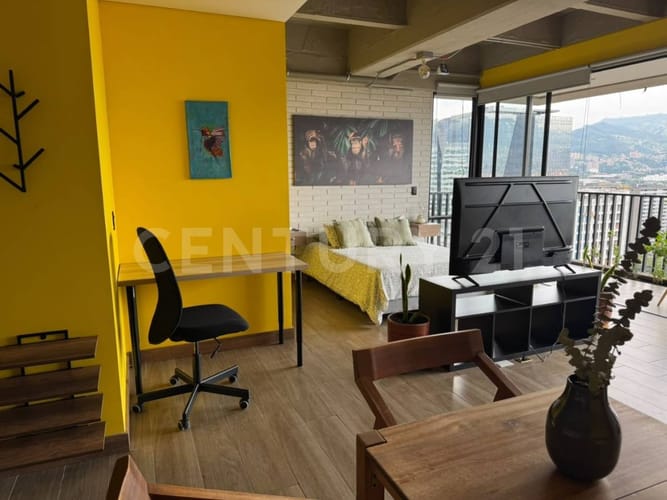 Apartamento de 1 alcoba en arriendo en Simesa, Medellín, 73 m² · foto 2 de 17