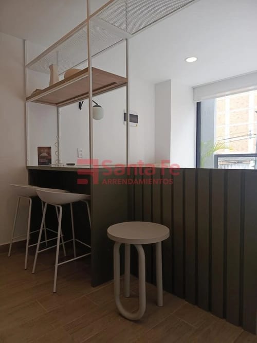 Apartamento en arriendo en La Floresta, Medellín, 20 m² · foto 5 de 9
