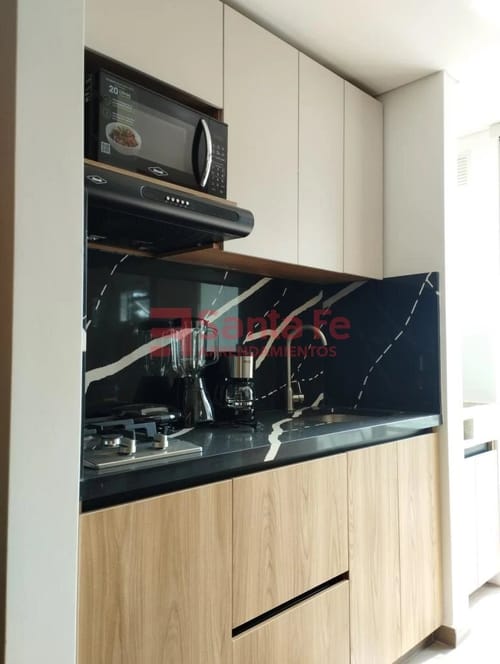 Apartamento de 1 alcoba en arriendo en Belen Malibu, Medellín, 32 m² · foto 5 de 10