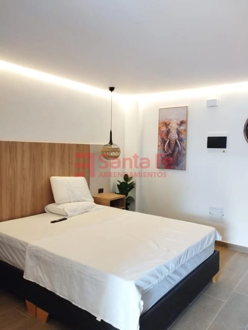 Apartamento de 1 alcoba en arriendo en Belen Malibu, Medellín, 32 m² · foto 9 de 10