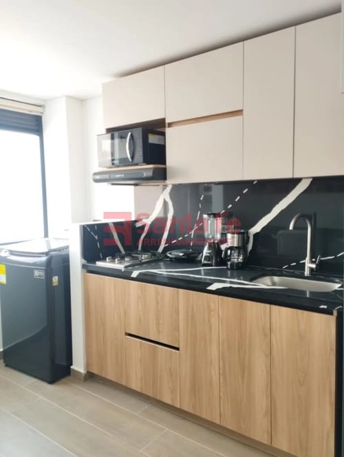 Apartamento de 1 alcoba en arriendo en Belen Malibu, Medellín, 38 m² · foto 7 de 10