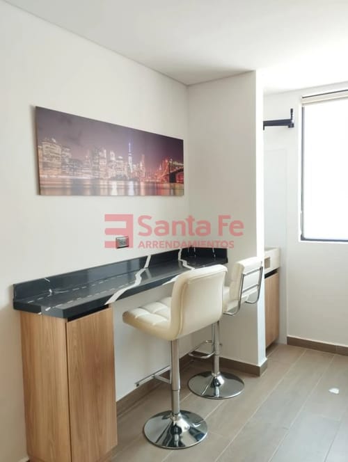 Apartamento de 1 alcoba en arriendo en Fátima, Medellín, 38 m² · foto 6 de 10