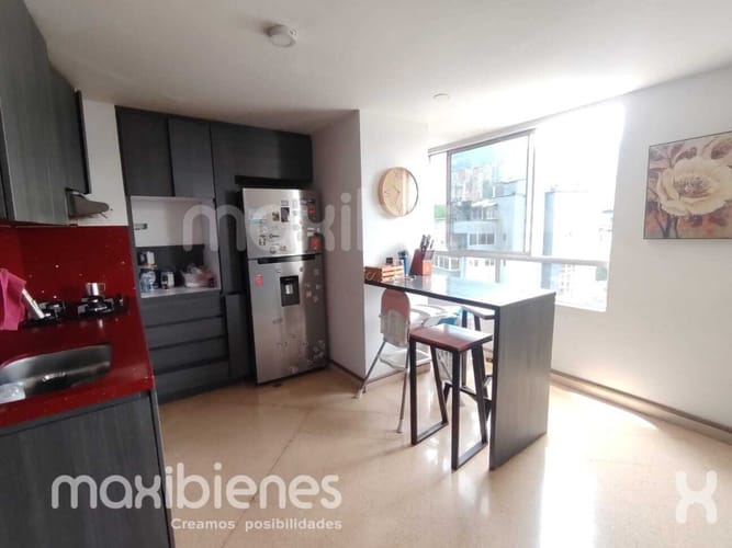 Apartamento de 2 alcobas en venta en Las Lomas, Medellín, 55 m² · foto 6 de 9