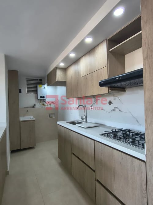 Apartamento de 2 alcobas en arriendo en Abreo, Rionegro, 48 m² · foto 4 de 10