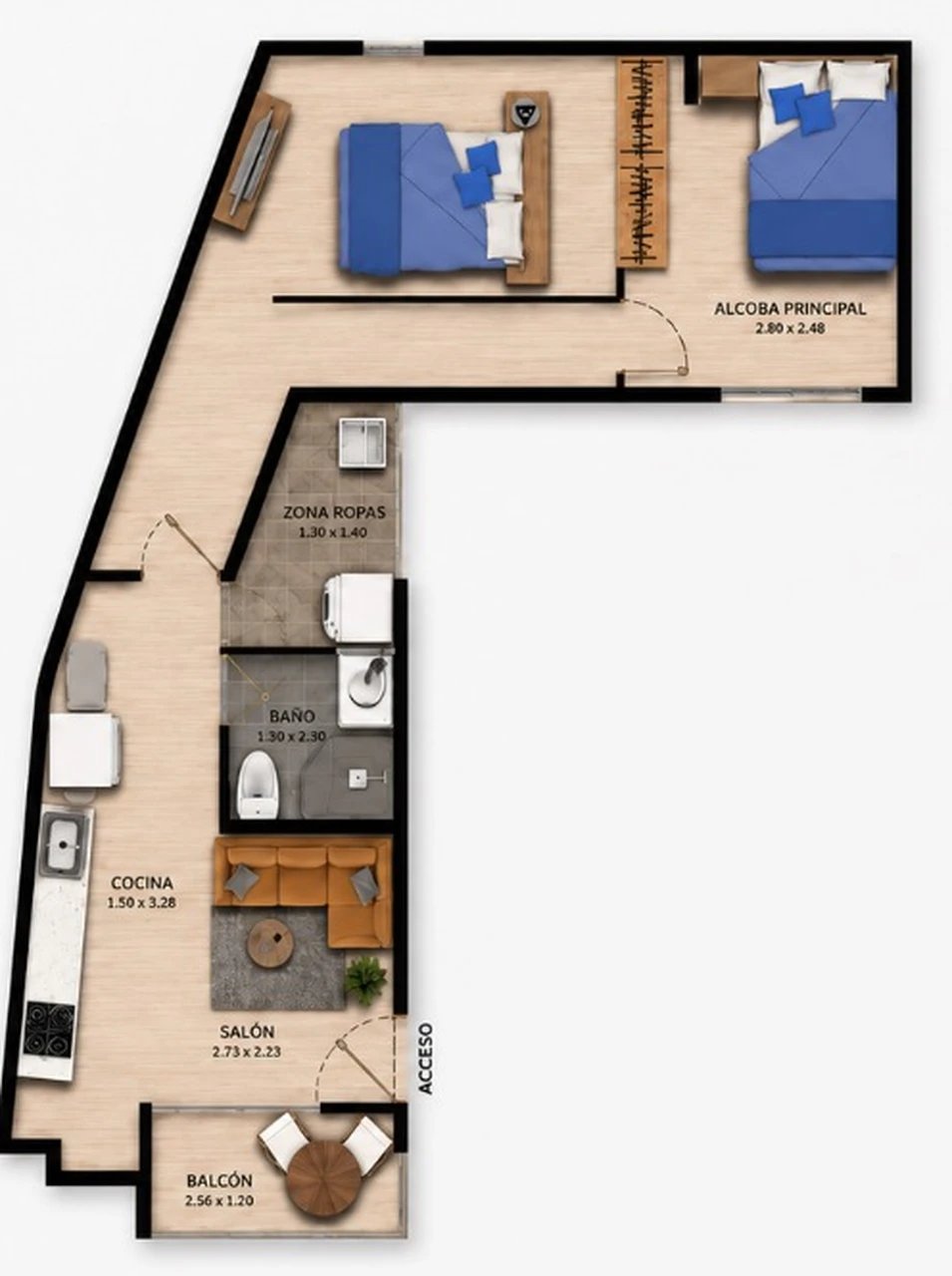 Apartamento en venta en Pablo Sexto, Marinilla · foto 9 de 9