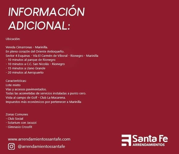 Finca en venta en Pablo Sexto, Marinilla, 975 m² · foto 2 de 10