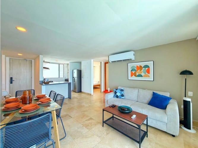 Apartamento de 2 alcobas en venta en La Boquilla, Cartagena, 70 m² · foto 4 de 13