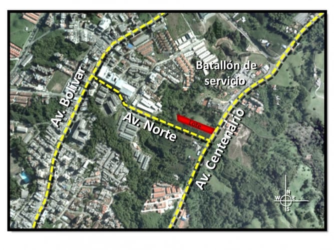 Lote en venta en Avenida 19 Norte, Armenia, 8050 m² · foto 2 de 3