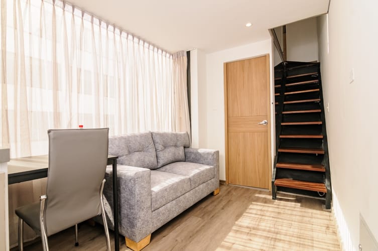 Apartaestudio en venta en Chico Norte, Bogotá, 27 m² · foto 4 de 9