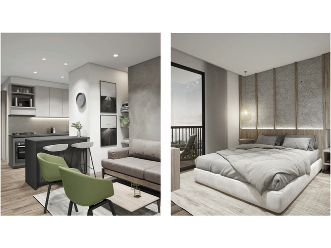 Apartaestudio en venta en Avenida Centenario, Armenia, 63 m² · foto 3 de 9