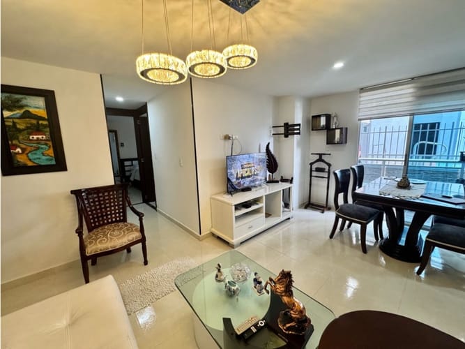 Apartamento de 2 alcobas en venta en Salvador Allende Bajo, Armenia, 57 m² · foto 2 de 14