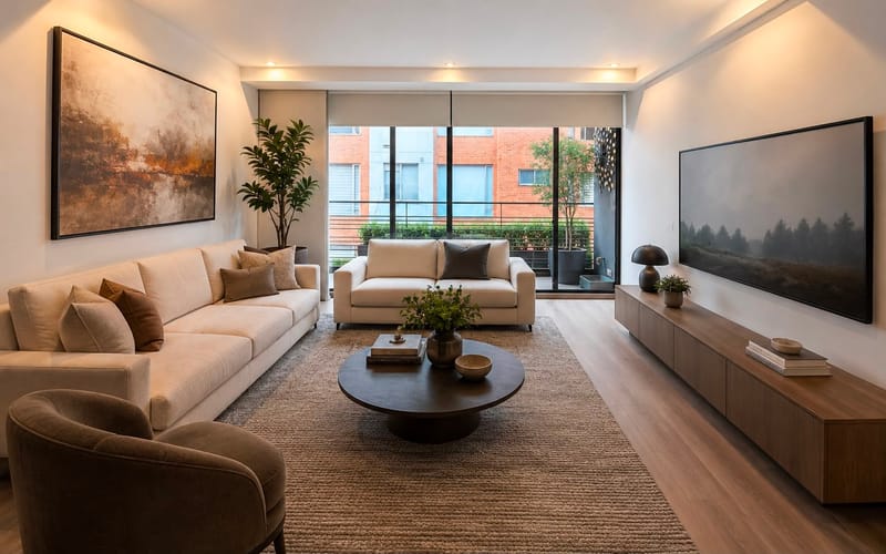 Apartamento de 2 alcobas en venta en Chico, Bogotá, 103 m² · foto 3 de 12