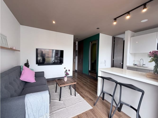 Apartaestudio en venta en Chico, Bogotá, 50 m² · foto 2 de 9
