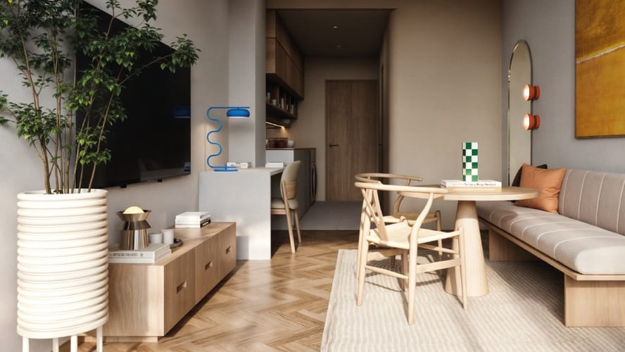 Apartaestudio en venta en Chicó Navarra, Bogotá, 33 m² · foto 3 de 9