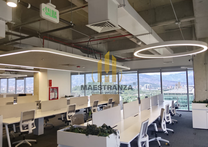 Oficina en arriendo en Ciudad Del Río, Medellín, 1683 m² · foto 3 de 14