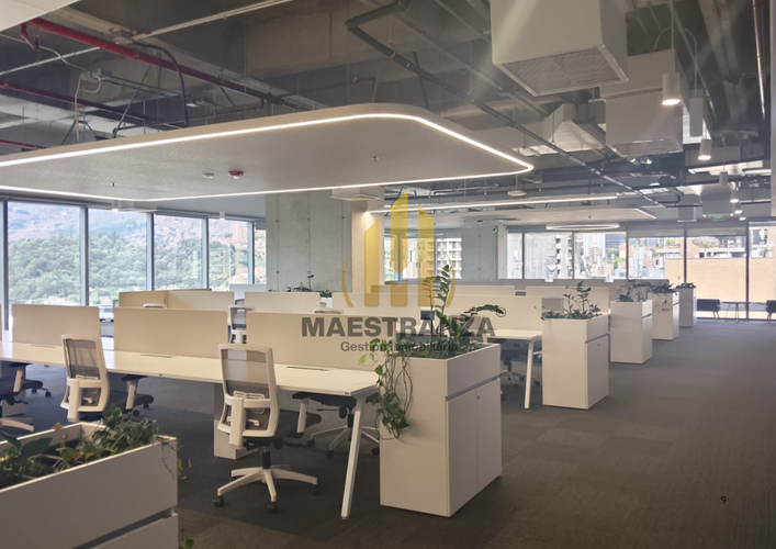 Oficina en arriendo en Ciudad Del Río, Medellín, 1683 m² · foto 10 de 14
