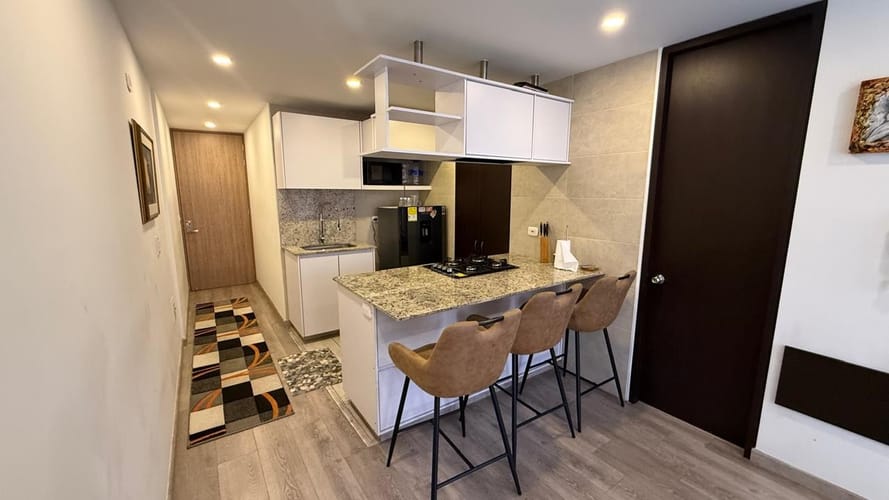 Apartaestudio en venta en Chapinero, Bogotá, 46 m² · foto 9 de 14