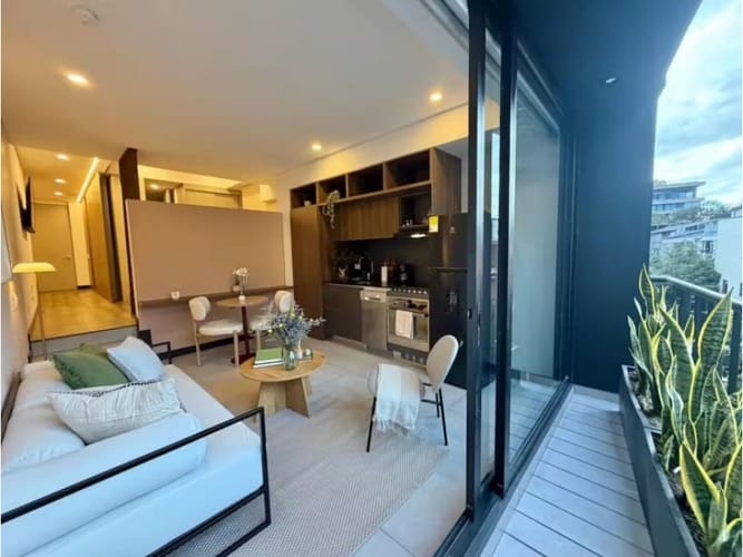 Apartamento de 1 alcoba en venta en El Virrey, Bogotá, 45 m² · foto 4 de 10