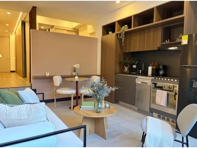 Apartamento de 1 alcoba en venta en El Virrey, Bogotá, 45 m² · foto 6 de 10