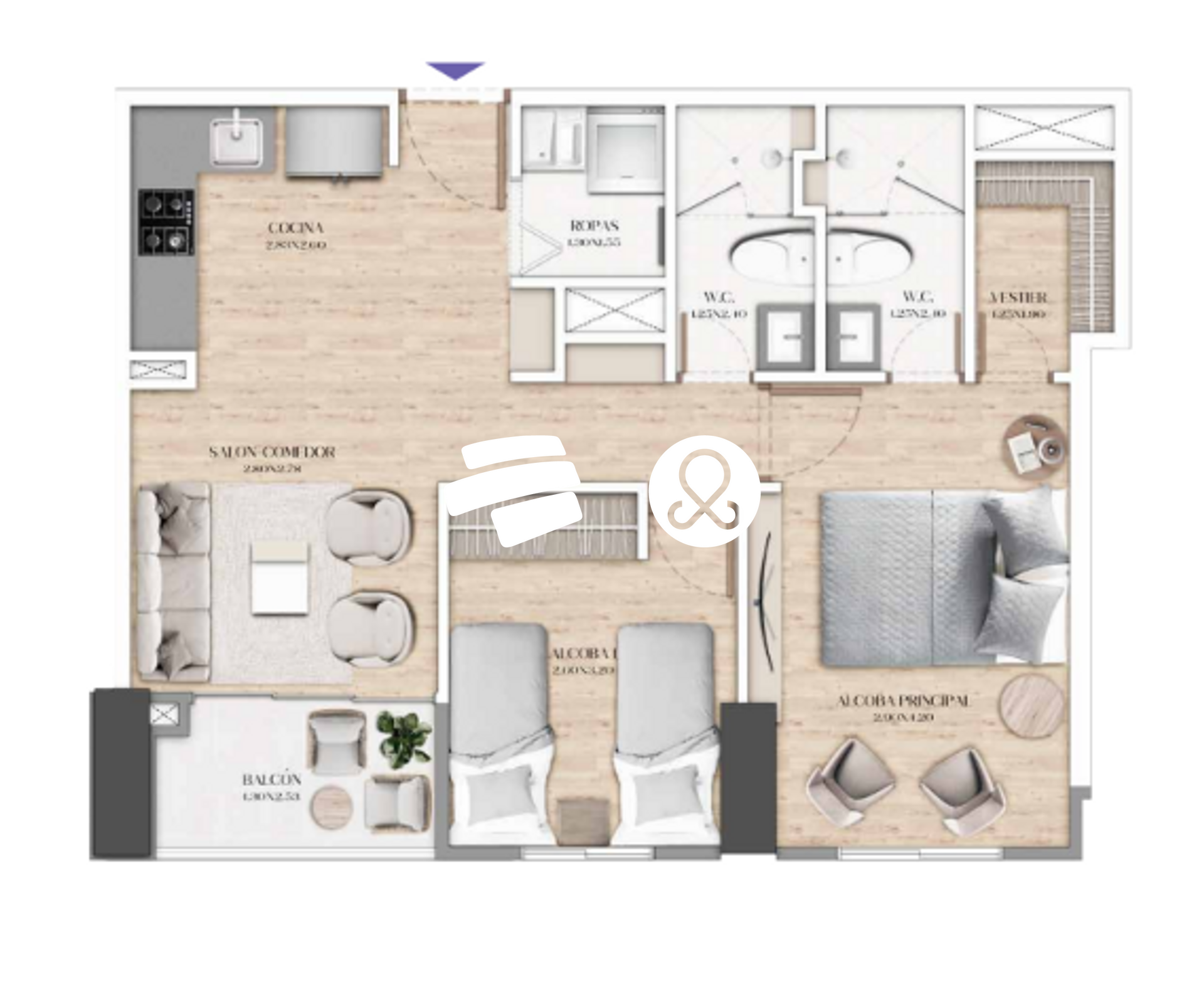 Apartamento en venta en Las Vegas, Envigado · foto 6 de 6