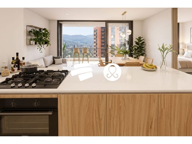 Apartamento de 2 alcobas en venta en El Poblado, Medellín, 67 m² · foto 2 de 10