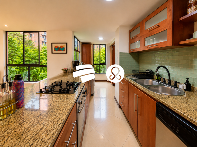 Apartamento de 3 alcobas en venta en Las Lomas, Medellín, 166 m² · foto 8 de 15