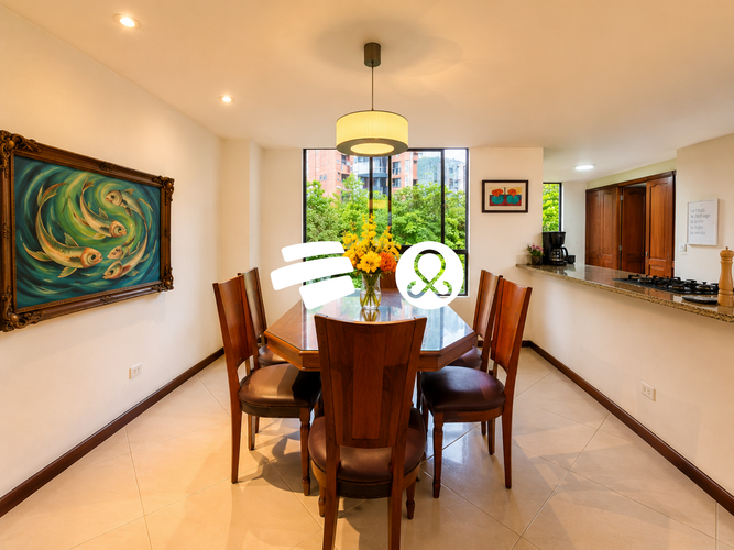 Apartamento de 3 alcobas en venta en Las Lomas, Medellín, 166 m² · foto 9 de 15