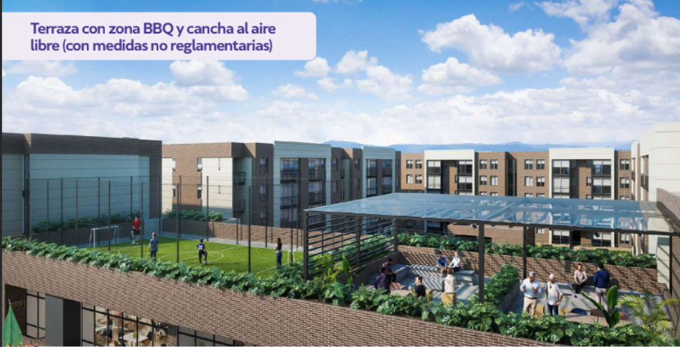 Apartamento de 2 alcobas en venta en El Hato, Funza, 62 m² · foto 19 de 20
