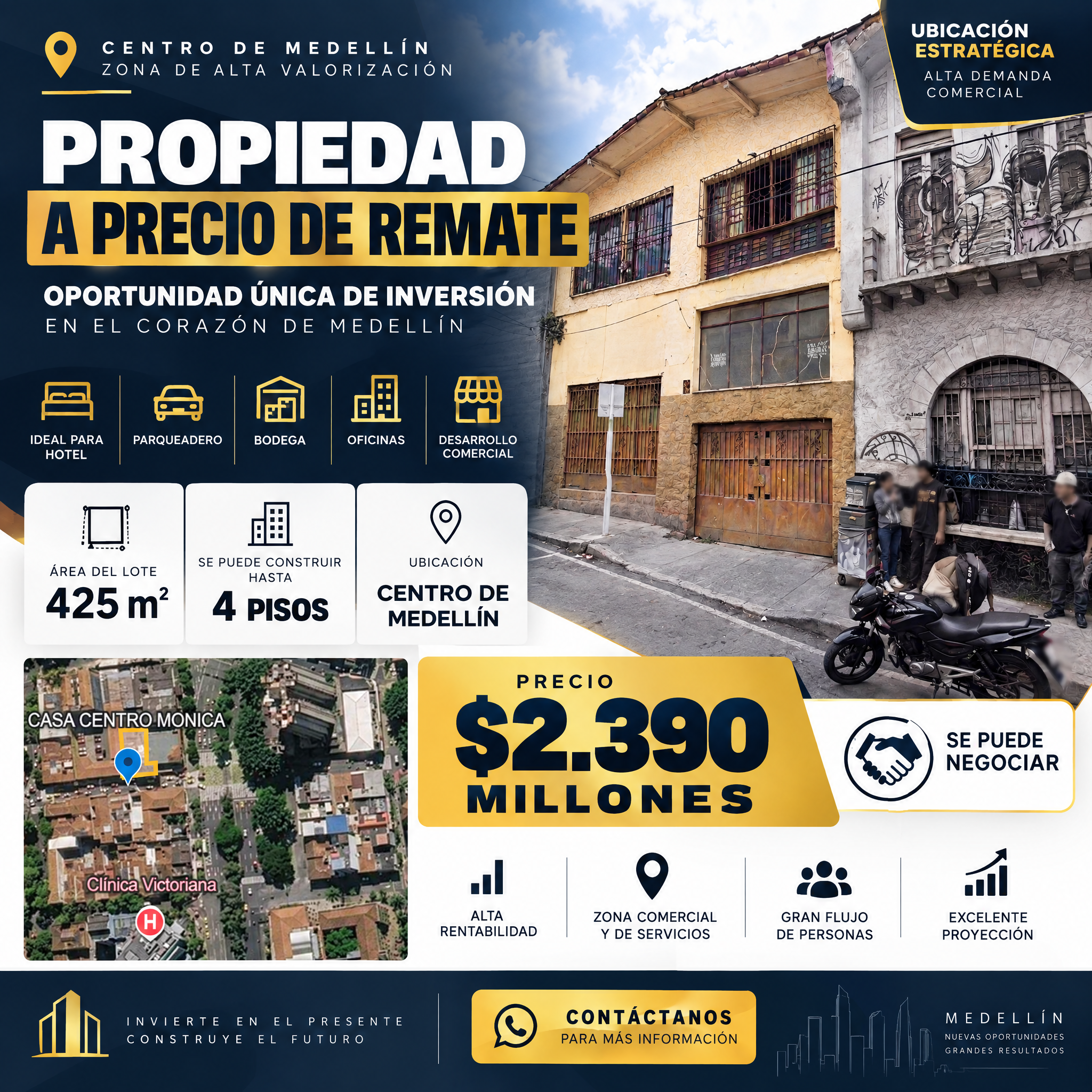 Bild 1 för fastigheten som annonseras i Medellín