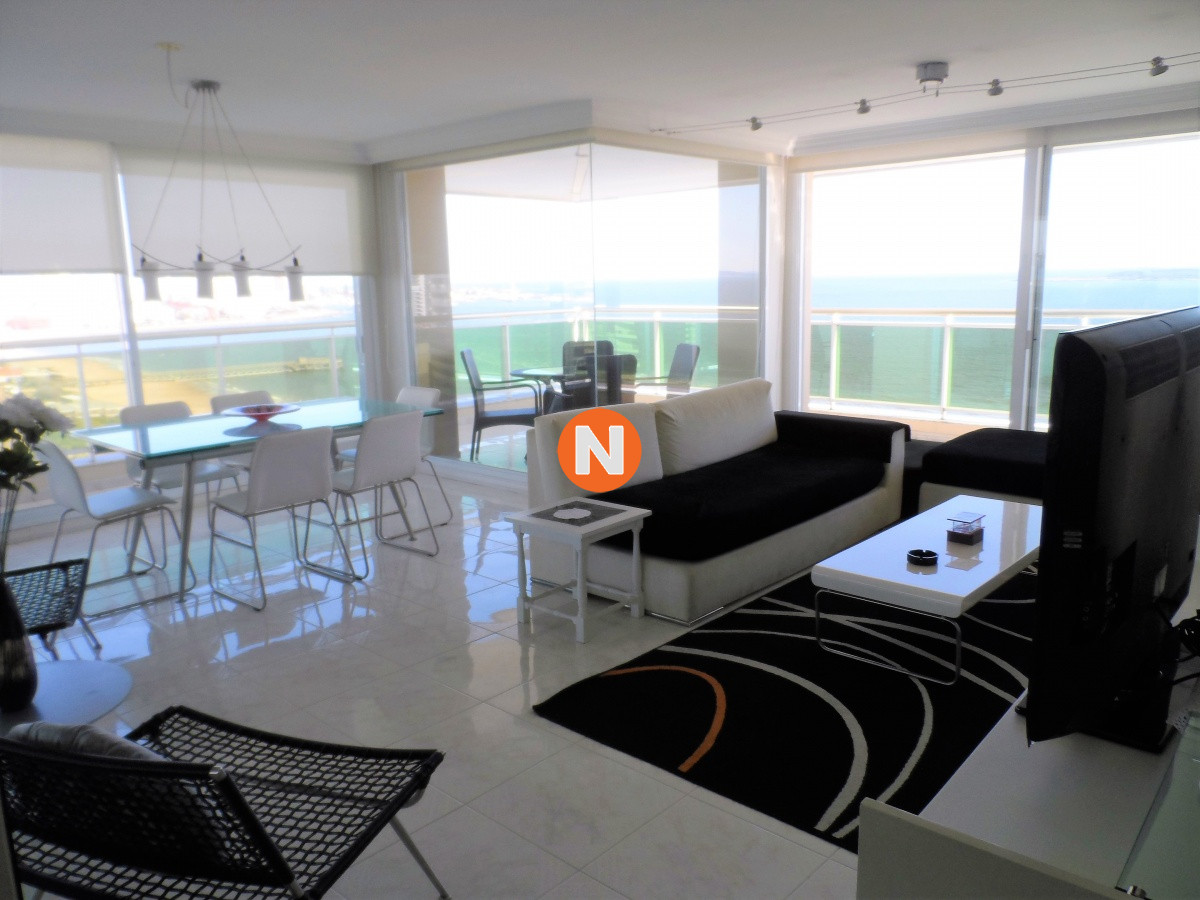 Apartamento en Alquiler, Mansa, Punta del Este, 3 Dormitorios. · Foto 6