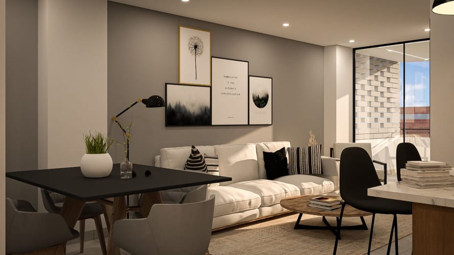 Apartamento de 2 alcobas en venta en Palermo, Medellín, 63 m² · foto 2 de 10