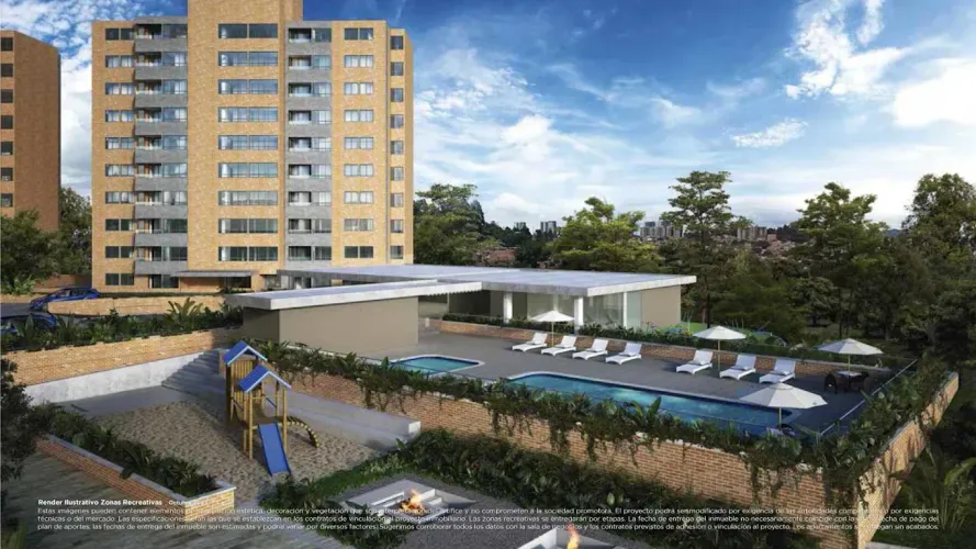 Apartamento de 3 alcobas en arriendo en El Porvenir, Rionegro, 77 m² · foto 19 de 19